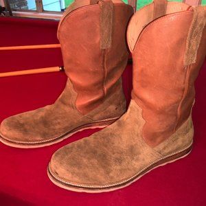 Lucchese Suede Work Boots